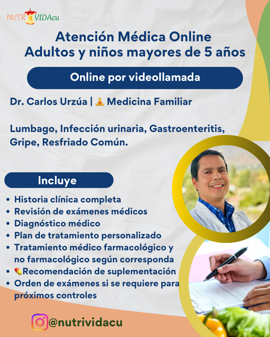 👨⚕️Atención Médica Online para adultos y niños mayores de 5 años