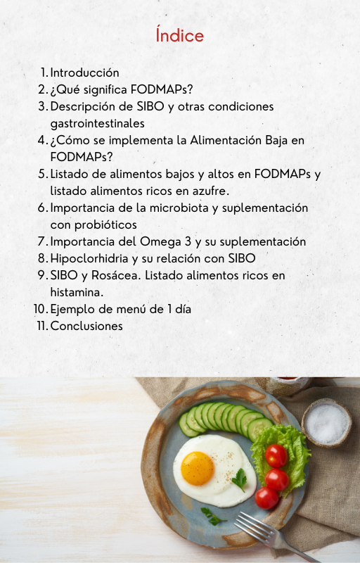 Guía de Alimentación Bajo en FODMAPs