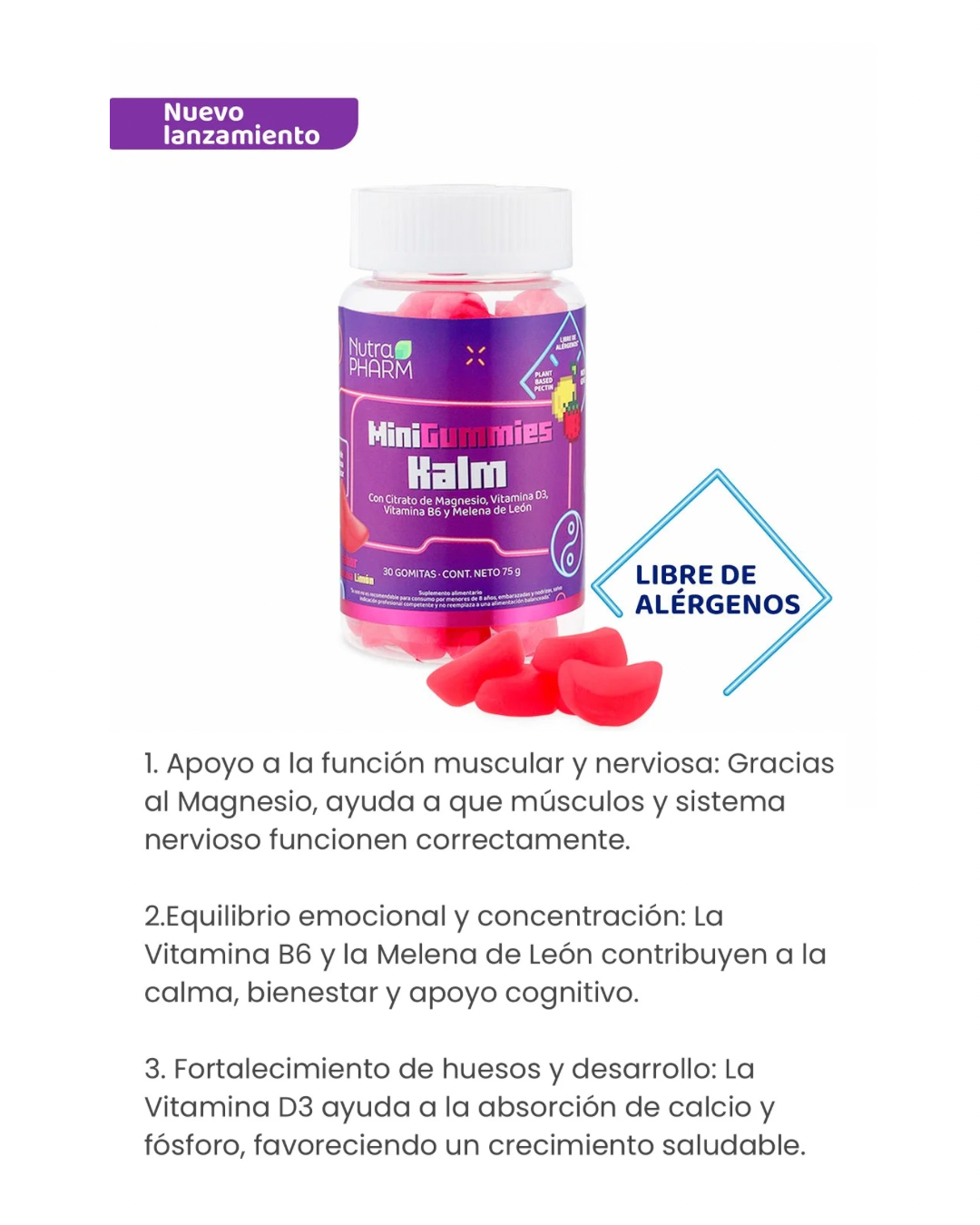Mini Gummies Kalm (Despacho gratis RM)