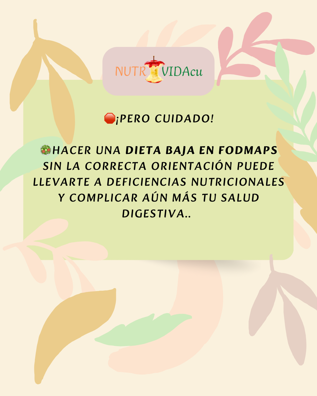 🥗Pack Alimentación Bajo en Fodmaps