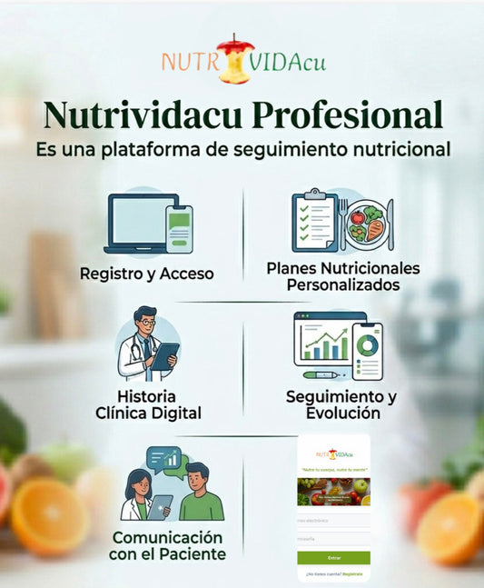📱Nutrividacu Profesional, para Nutricionistas