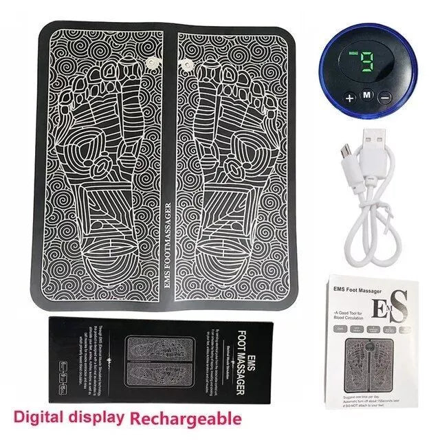 👣 Masajeador de Pies Eléctrico EMS – Relajación y Bienestar Diario