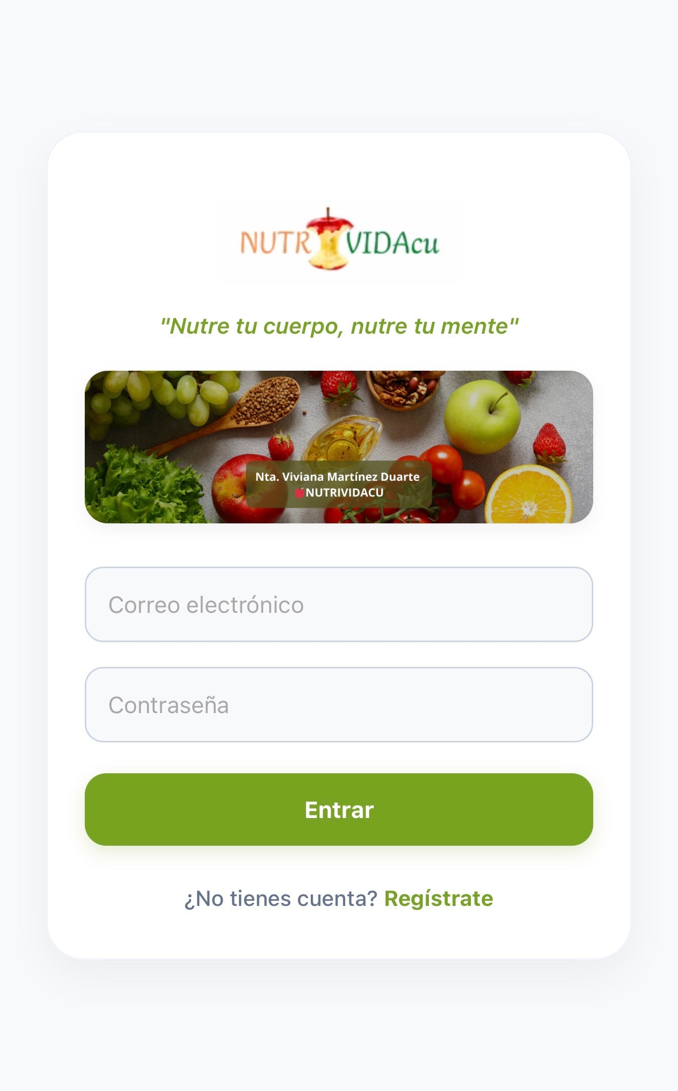 📱Nutrividacu Profesional, para Nutricionistas