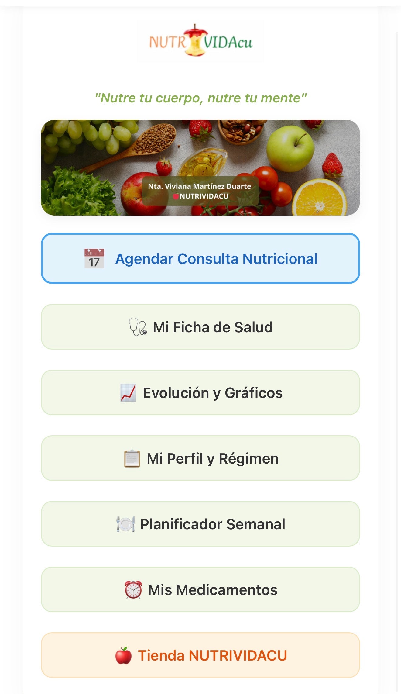📱Mi Nutrividacu, para usuarios