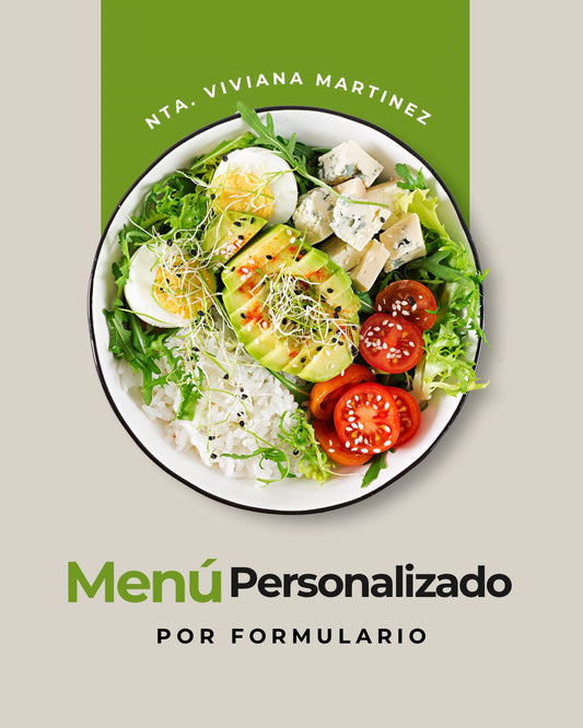 🥗Menú Personalizado por Formulario