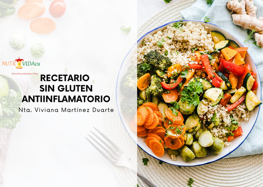 🥗Recetario de Alimentación Antiinflamatoria, sin gluten
