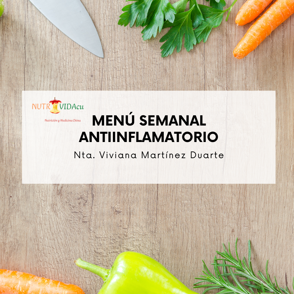 Menú Semanal Antiinflamatorio